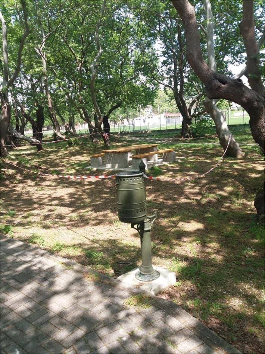 Ρεζερβέ τραπέζι, παγκάκια, αλλά και... κήπος! Εικόνες για γέλια και για κλάματα στην Αλεξανδρούπολη