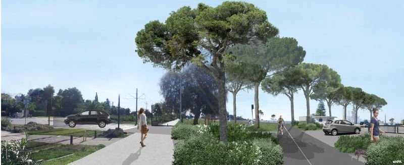 Πεζόδρομοι και ποδηλατόδρομοι θα κατασκευαστούν στο παραλιακό μέτωπο της Γλυφάδας