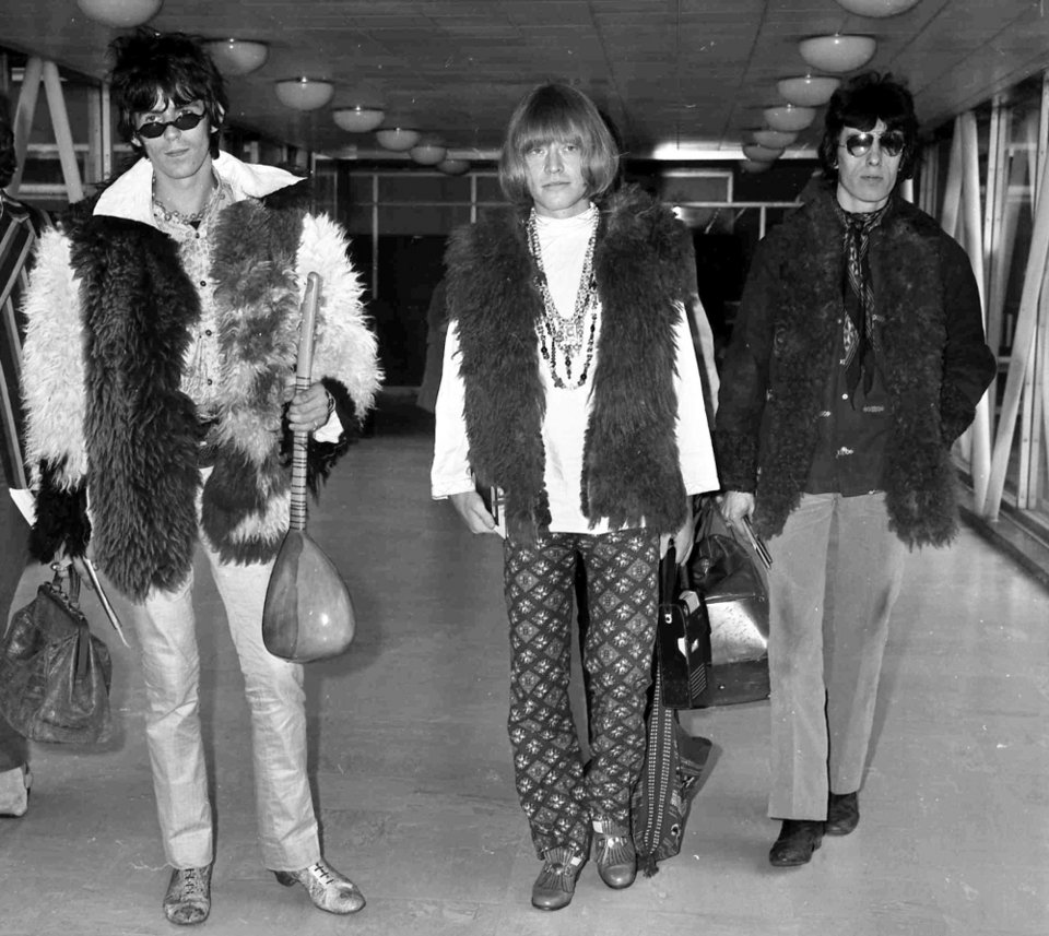 Ασπρόμαυρη φωτογραφία των Rolling Stones