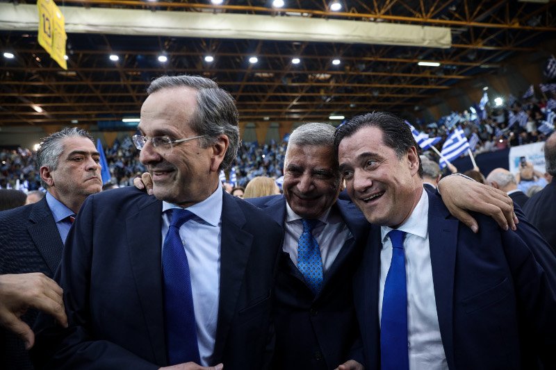 Αντώνης Σαμαράς, Γ. Πατούλης και Αδ. Γεωργιάδης