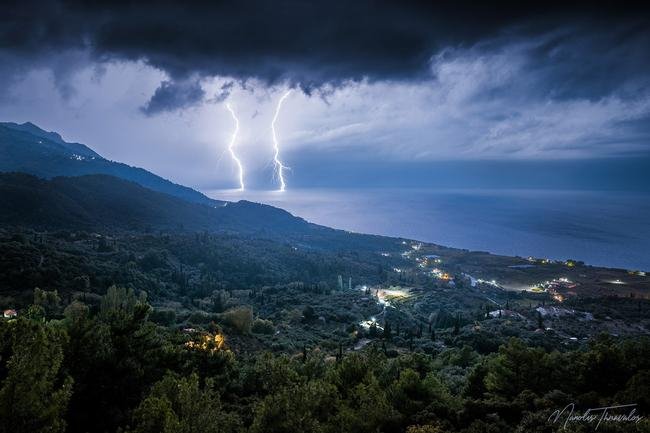 Κεραυνοί στη Σάμο