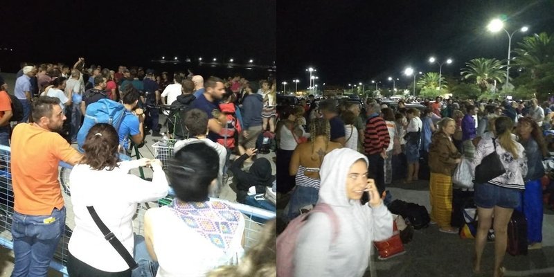 Εκατοντάδες επιβάτες στο λιμάνι της Σαμοθράκης