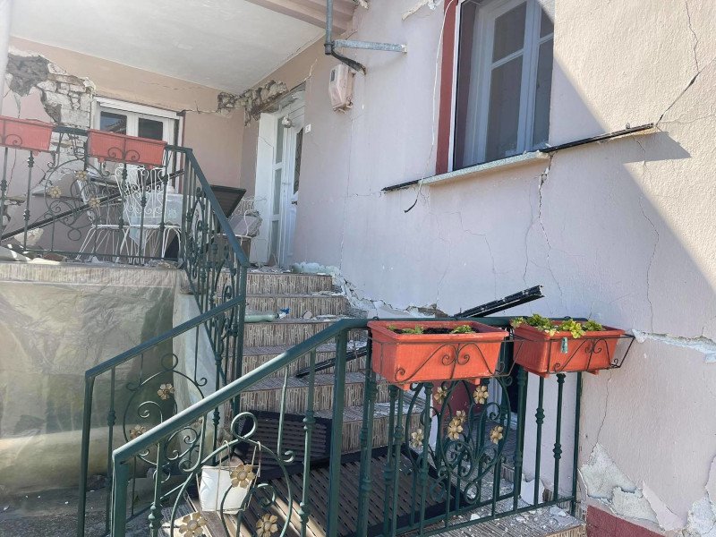 σεισμός Μεσοχώρι σπίτι ηλικιωμένου