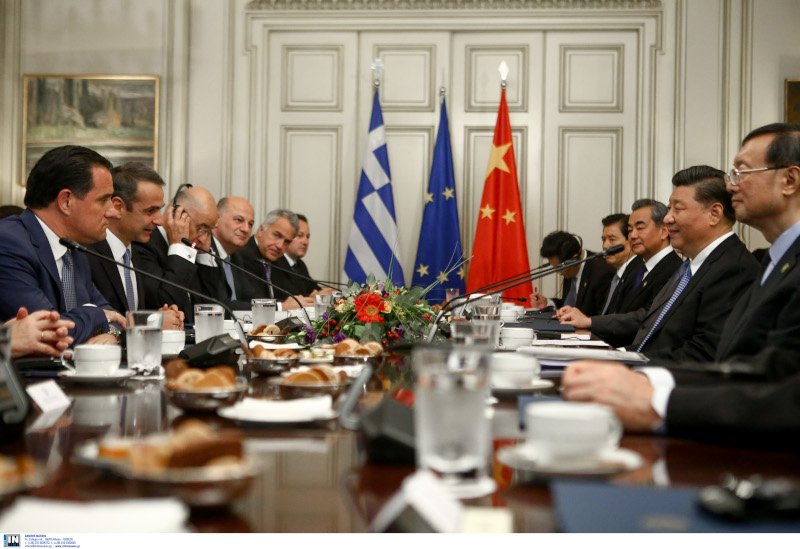 Στιγμιότυπο από το Μέγαρο Μαξίμου
