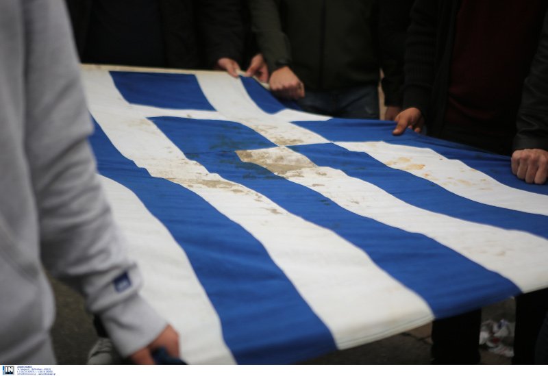 Η αιματοβαμμένη σημαία του Πολυτεχνείου / Φωτογραφία: INTIME NEWS