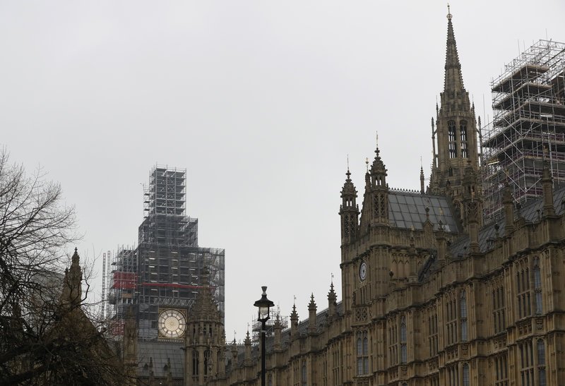 Σκαλωσιές γύρω από το Big Ben
