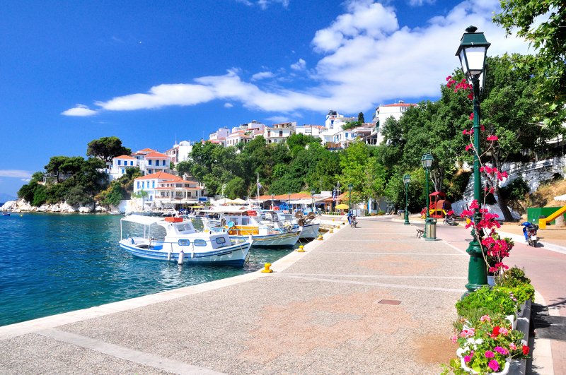 Καΐκια στη Σκιάθο