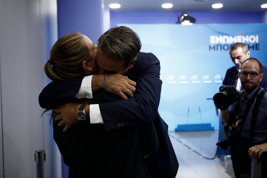 Κυριάκος Μητσοτάκης με την κόρη του Σοφία