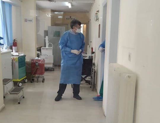 Οι επισκέψεις του Σωτήρη Τσιόδρα στα νοσοκομεία είναι καθημερινές
