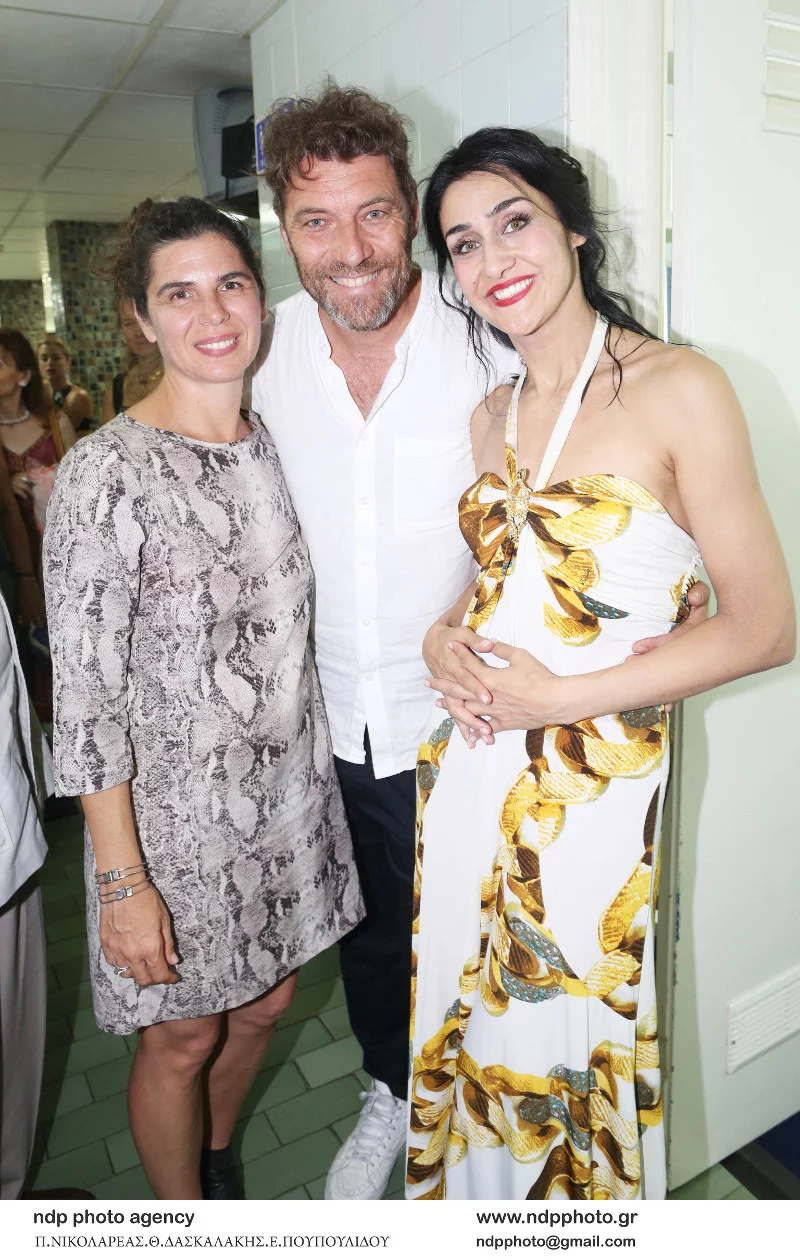 Ο Γιάννης Στάνκογλου και η Αλίκη Δανέζη μαζί με τη σοπράνο, Μαρία Παπαθανασίου / Φωτογραφία: NDP