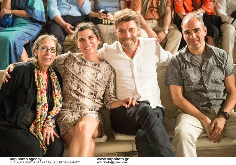 Ο Γιάννης Στάνκογλου και η Αλίκη Δανέζη στο Ηρώδειο / Φωτογραφία: NDP
