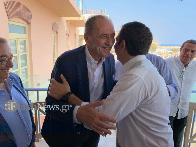 O Γιώργος Σταθάκης με τον Αλέξη Τσίπρα