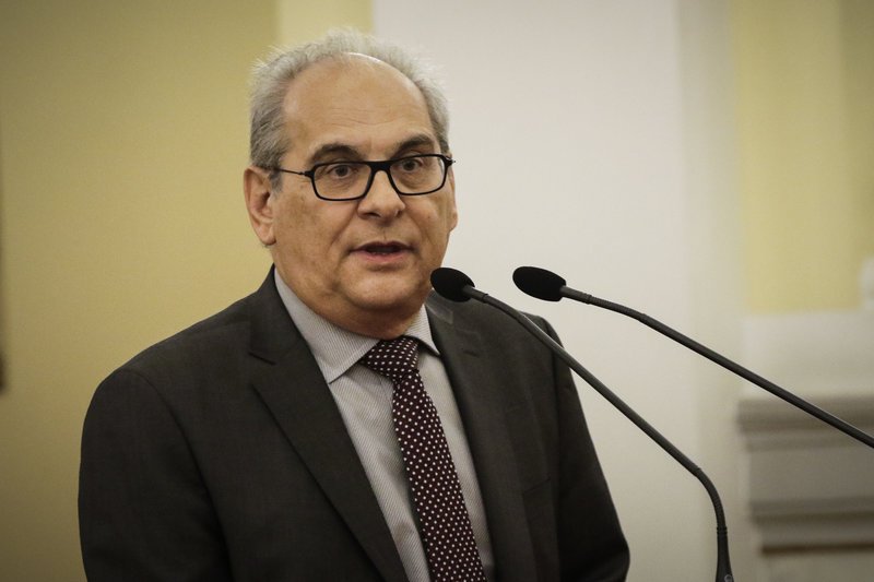 Ο πρόεδρος της Πανελλήνιας Ομοσπονδίας Ιδιοκτητών Ακινήτων (ΠΟΜΙΔΑ) Στράτος Παραδιάς / Φωτογραφία: EUROKINISSI