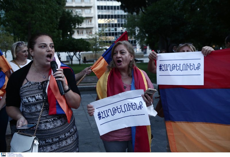 Ειρηνική συγκέντρωση στο Σύνταγμα