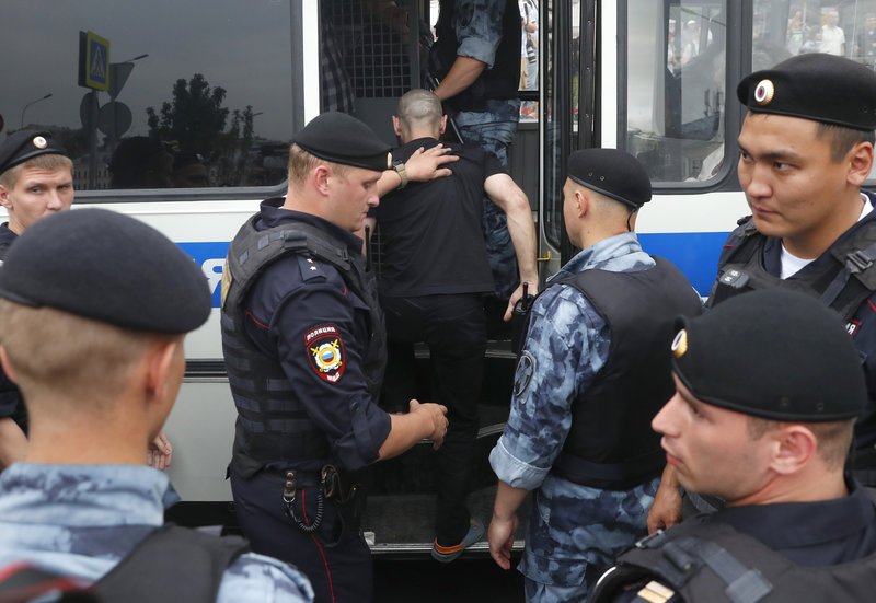 Συλλήψεις στη Μόσχα