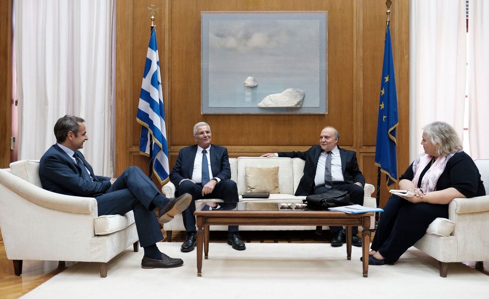 Συνάντησης Μητσοτάκη με Άντρο Κυπριανού -Το Κυπριακό στο επίκεντρο
