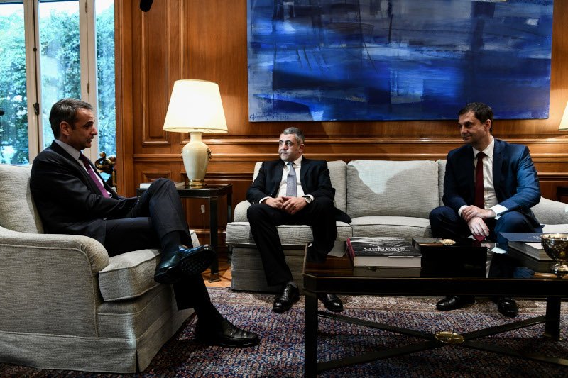 Συνάντηση του Πρωθυπουργού Κυριάκου Μητσοτάκη με τον Γενικό Γραμματέα του Παγκόσμιου Οργανισμού Τουρισμού