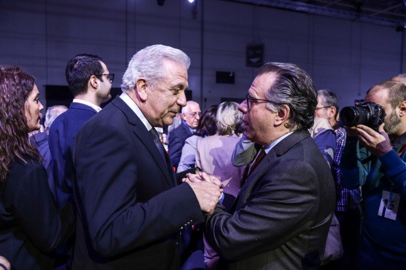 Δημήτρης Αβραμόπουλος και Γιώργος Κουμουτσάκος