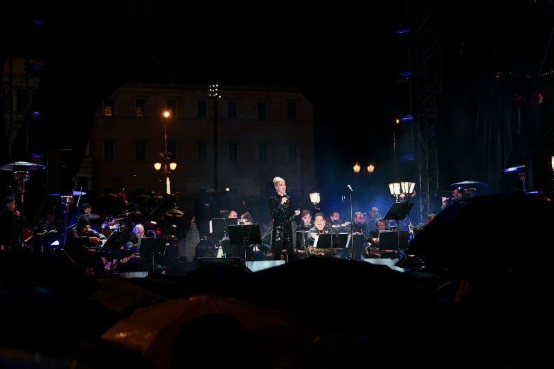 Η Ζέτα Μακρυπούλια επί σκηνής -Φωτογραφία: EUROKINISSI/ΚΑΡΑΓΙΑΝΝΗΣ ΜΙΧΑΛΗΣ