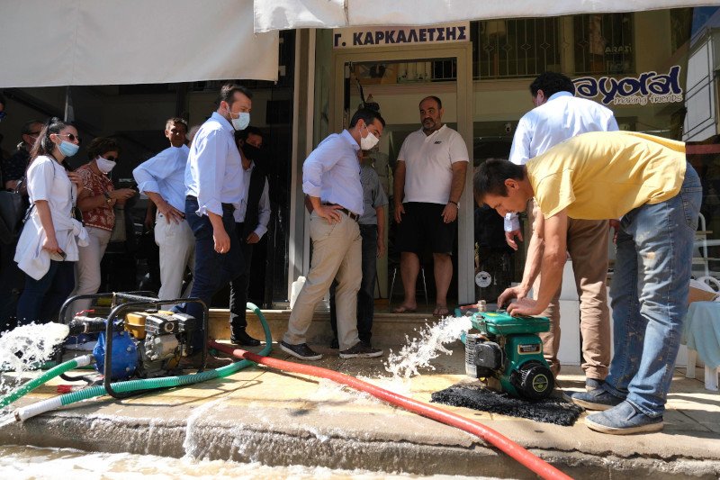 Κλιμάκιο του ΣΥΡΙΖΑ με επικεφαλής τον Αλέξη Τσίπρα στην Καρδίτσα / Γραφείο Τύπου του ΣΥΡΙΖΑ