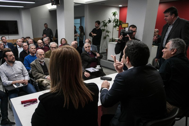 Τα μέλη του Πολιτικού Συμβουλίου του ΣΥΡΙΖΑ ακούν την εισήγηση του Αλέξη Τσίπρα/ Φωτογραφία:EUROKINISSI/ΜΙΧΑΛΗΣ ΚΑΡΑΓΙΑΝΝΗΣ 
