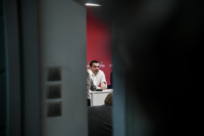  Στον τρίτο όροφο της Κουμουνδούρου συνεδριάζει το ΠΣ του ΣΥΡΙΖΑ/ Φωτογραφία:EUROKINISSI/ΜΙΧΑΛΗΣ ΚΑΡΑΓΙΑΝΝΗΣ  