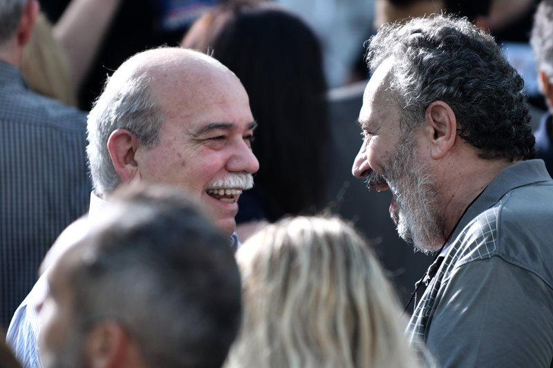 Ο Νίκος Βούτσης στο Σύνταγμα 