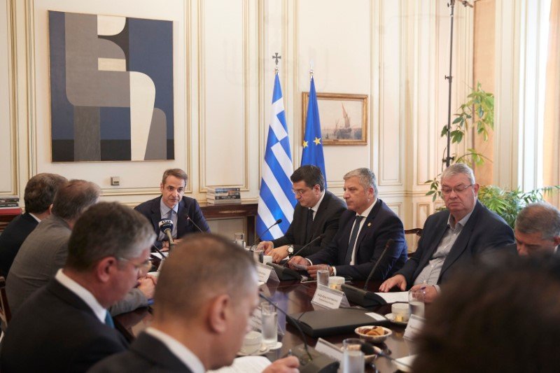 Σύσκεψη Κυριάκου Μητσοτάκη με περιφερειάρχες