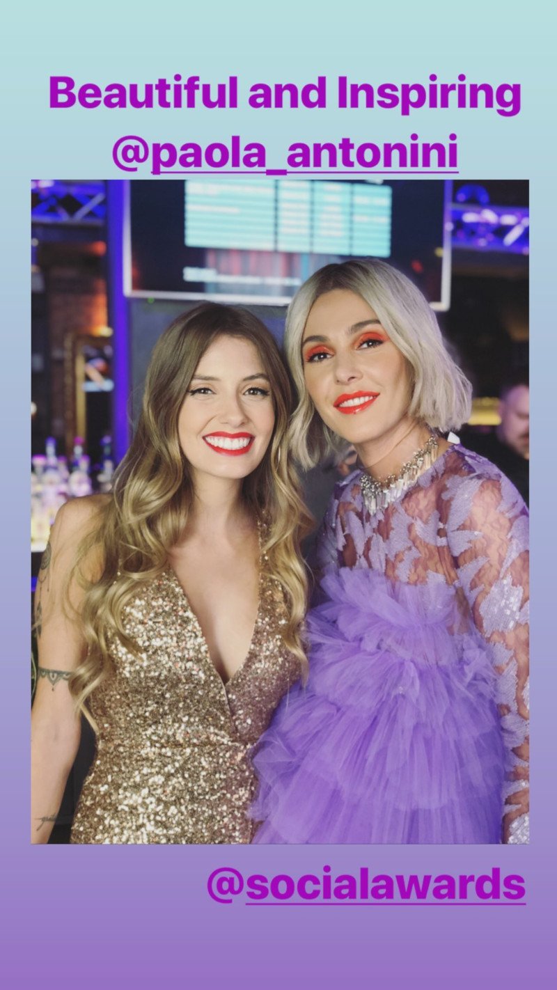 Η Τάμτα στα «Social Awards» της Τσεσχίας / Φωτογραφία: Instagram
