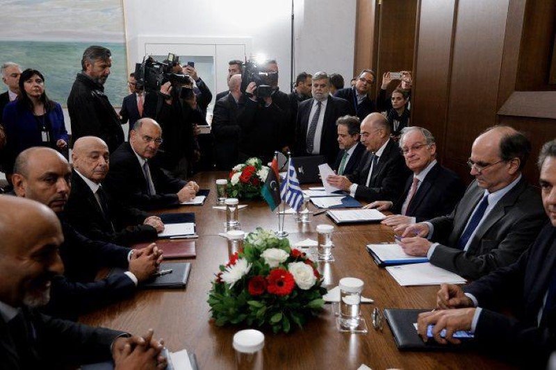 Στον Τασούλα ο πρόεδρος της Βουλής της Λιβύης -Φωτογραφία: EUROKINISSI/ΚΟΝΤΑΡΙΝΗΣ ΓΙΩΡΓΟΣ