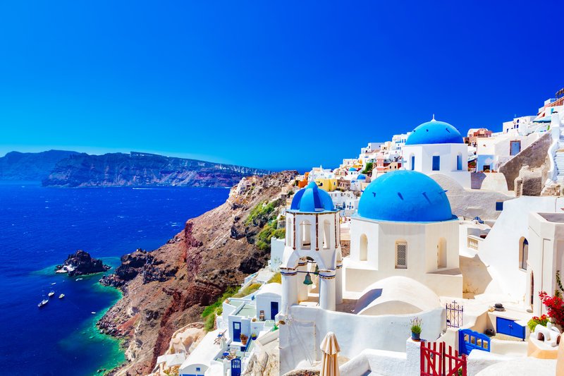 Θέα από τη Σαντορίνη