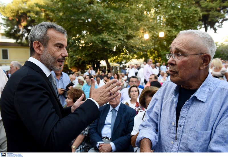 Ο δήμαρχος Θεσσαλονίκης Κων. Ζέρβας με τον Κ. Ζουράρι
