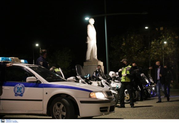 Ελεγχος στην Παραλία Θεσσαλονίκης / Φωτογραφία: INTIME NEWS