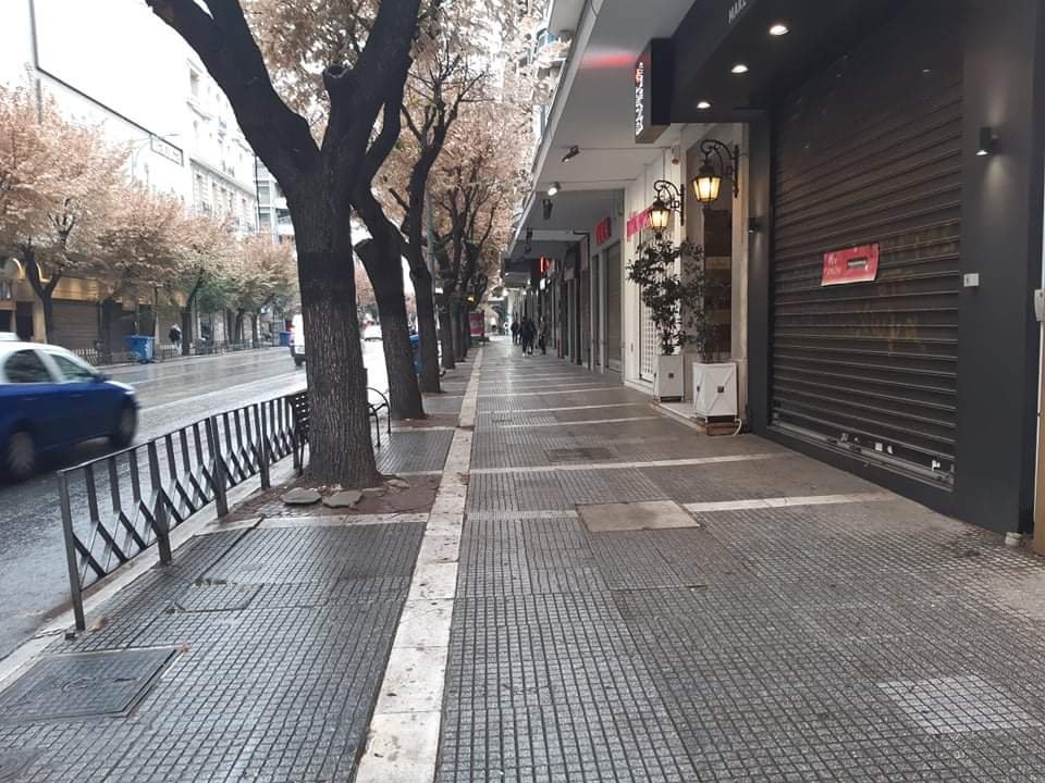 Αδεια πόλη η Θεσσαλονίκη μετά το lockdown /karfitsa.gr