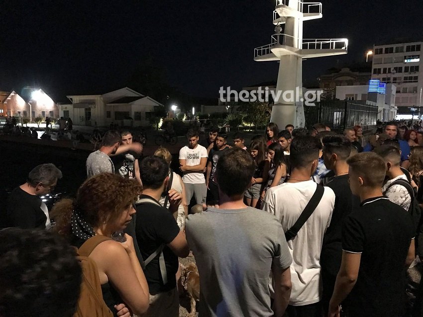 Κόσμος στον Θερμαϊκό με αφορμή το περιστατικό που εκτυλίχθηκε