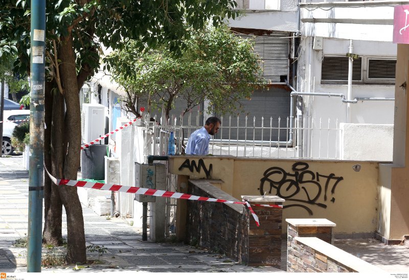 Οι Αρχές στο σημείο της δολοφονίας