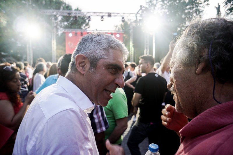 Ο εξάδελφος του πρωθυπουργού, Γιώργος Τσίπρας στο Θησείο