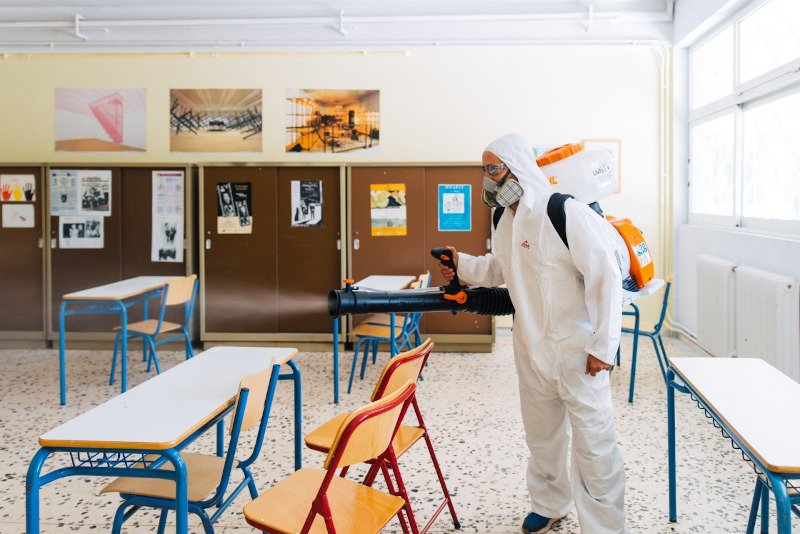 Απολυμάνσεις σε σχολεία του Δήμου Αθηναίων