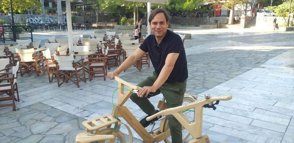 ξυλινο ποδηλατο