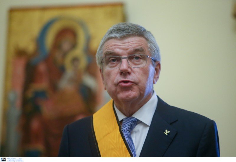 Ο Πρόεδρος της ΔΟΕ Τόμας Μπαχ