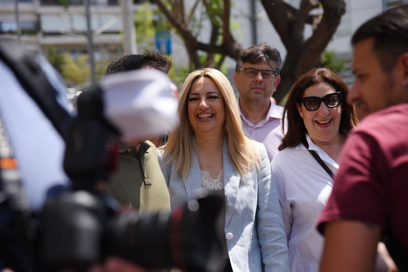 Η Τόνια Αντωνίου και η Φώφη Γεννηματά