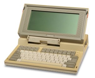 Ο πρώτος φορητός υπολογιστής της Toshiba / Ιστοσελίδα με την ιστορία της Toshiba