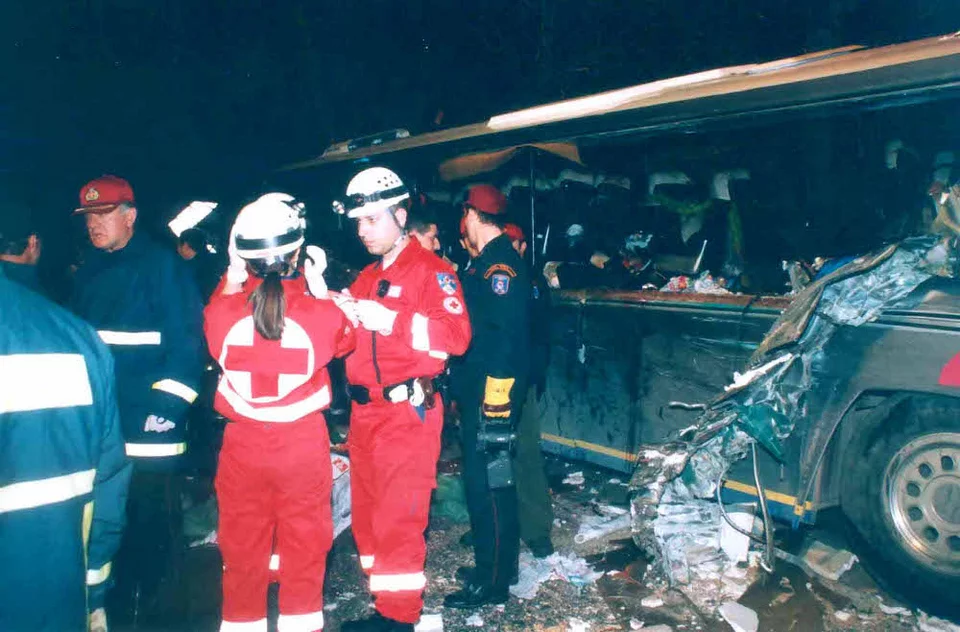 Βέροια:Η μητέρα μαθήτρια της τάξης 2003 με το φριχτό δυστύχημα στα Τέμπη 6 tragodia tempi2.jpg