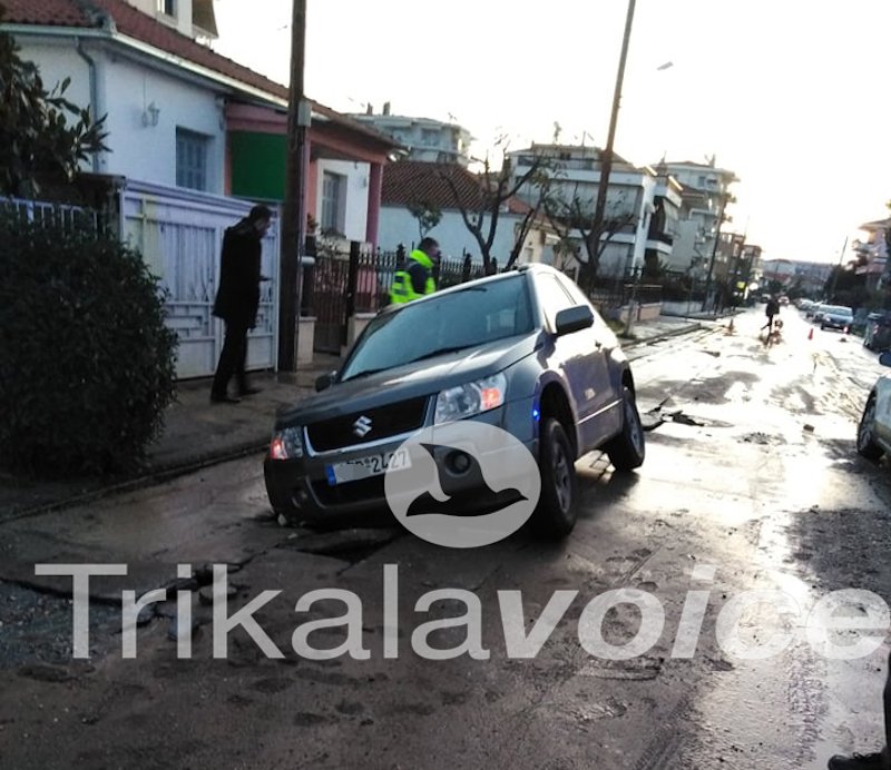 Η κυκλοφορία στο σημείο διακόπηκε προσωρινά