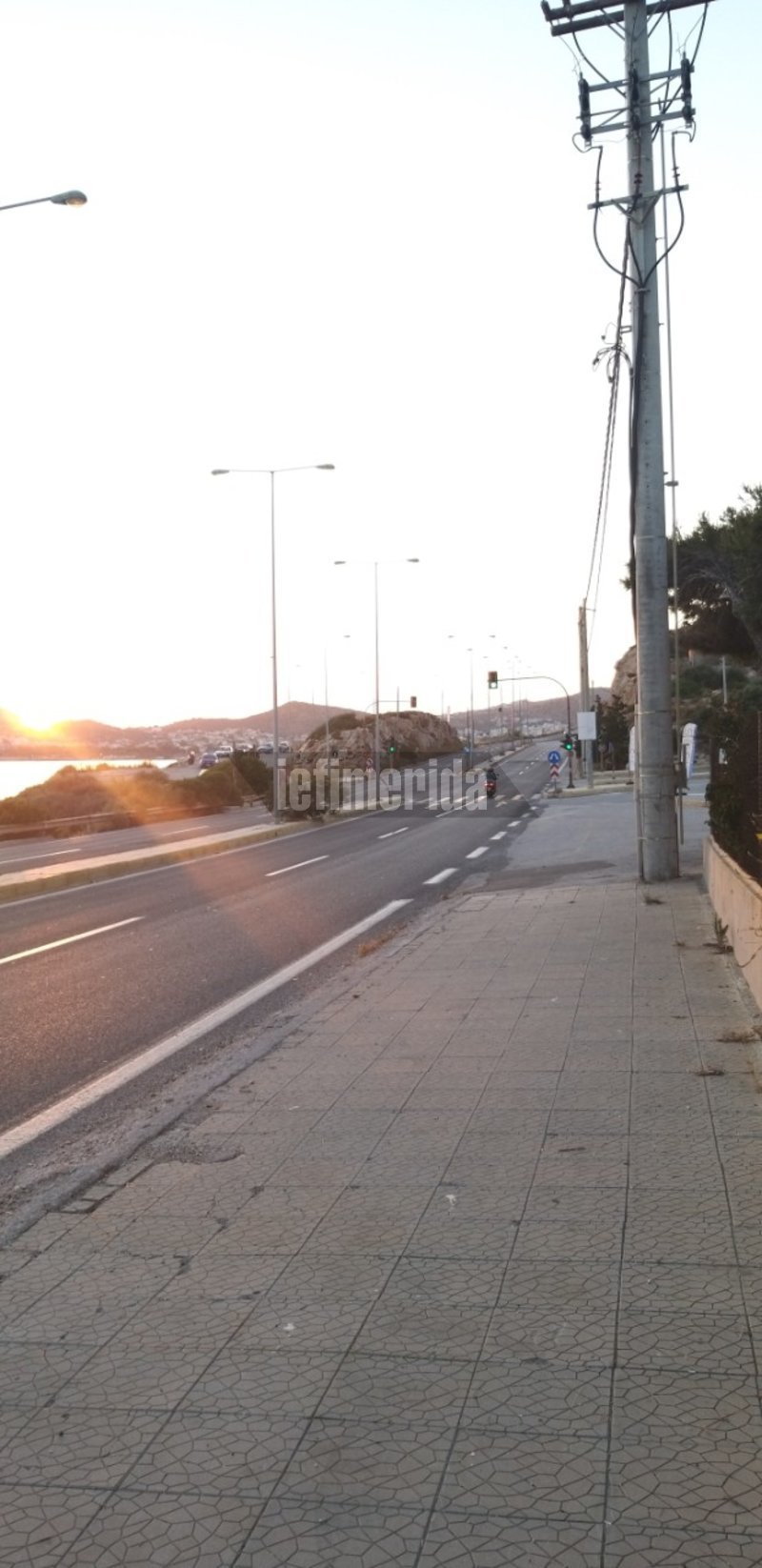 Το σημείο που σημειώθηκε το τροχαίο