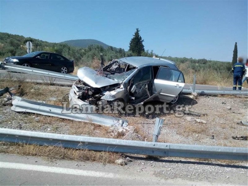 Θανατηφόρο τροχαίο στη Φθιώτιδα / Φωτογραφία: lamiareport.gr