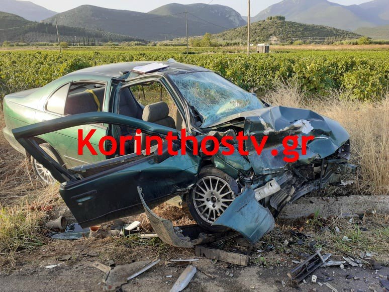 Τροχαίο-σοκ στη Νεμέα: Ενας νεκρός και οκτώ τραυματίες
