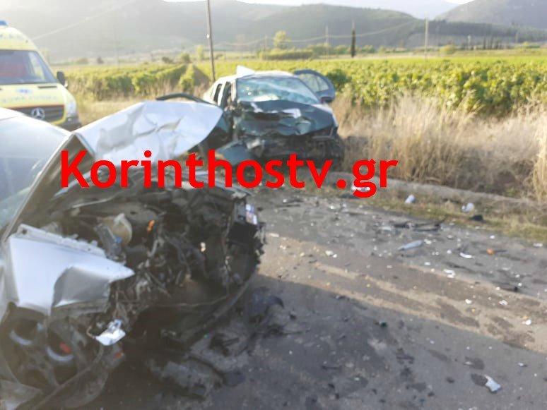 Τροχαίο-σοκ στη Νεμέα: Ενας νεκρός και οκτώ τραυματίες