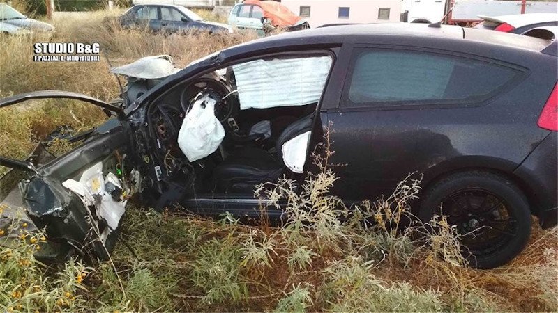 Το αυτοκίνητο που ενεπλάκη στο τροχαίο δυστύχημα
