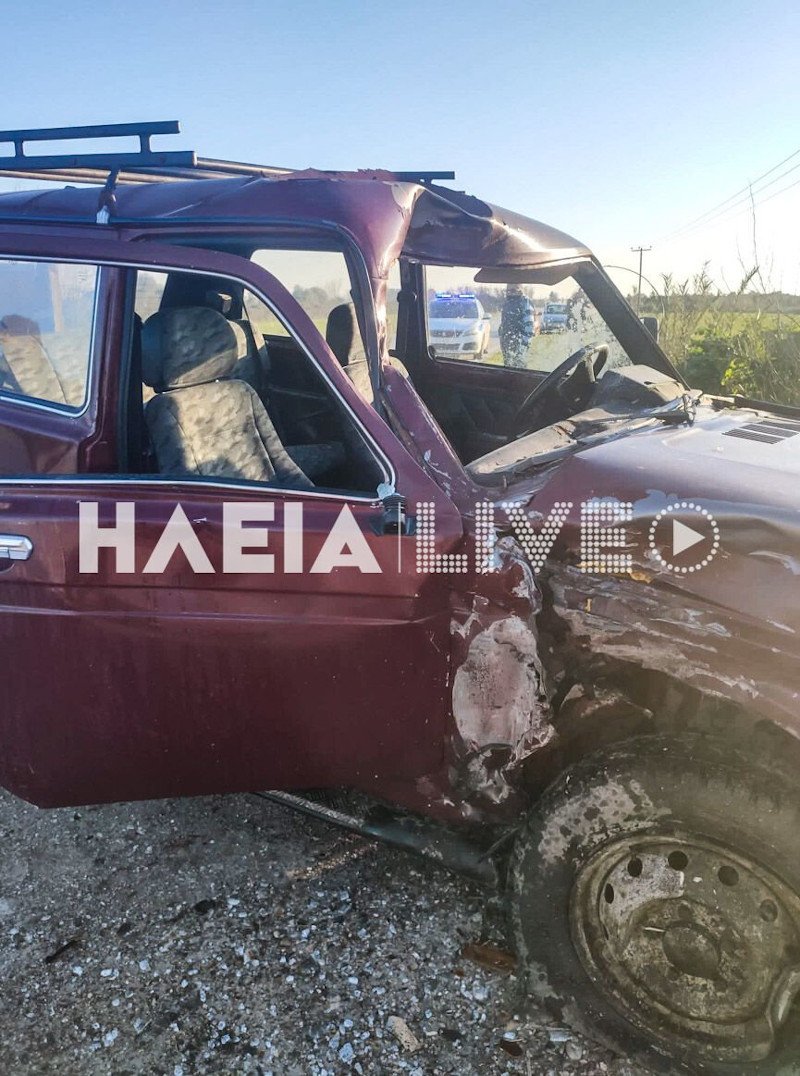 To Lada που τράκαρα με τη μοτοσικλέτα/ Φωτογραφία: ilia live